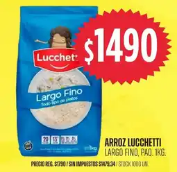 Supermercados Vea Lucchetti arroz largo fino oferta
