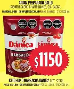 Supermercados Vea Dánica arroz preparado gallo risotto sabor champiñones oferta