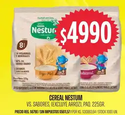 Supermercados Vea Nestum cereal infantil oferta