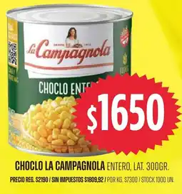 Supermercados Vea La campagnola choclo entero oferta
