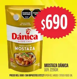 Supermercados Vea Dánica mostaza oferta