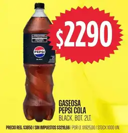 Supermercados Vea Pepsi cola black oferta