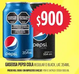 Supermercados Vea Pepsi gaseosa pepsi cola regular o black oferta
