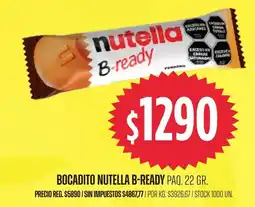 Supermercados Vea Nutella b-ready oferta