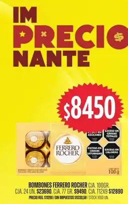 Supermercados Vea Ferrero rocher bombones oferta