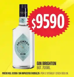 Supermercados Vea Brighton gin oferta