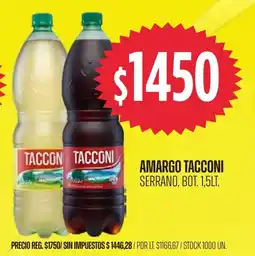 Supermercados Vea Tacconi amargo serrano oferta