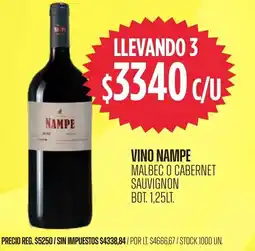 Supermercados Vea Nampe vino oferta