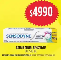 Supermercados Vea Sensodyne crema dental oferta