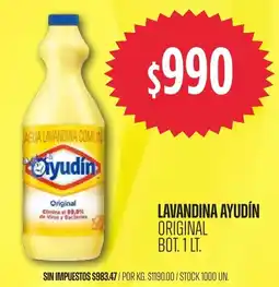 Supermercados Vea Ayudín lavandina original oferta