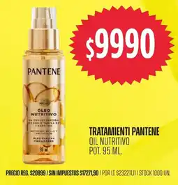 Supermercados Vea Pantene tratamiento oil nutritivo oferta