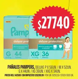 Supermercados Vea Pampers pañales oferta