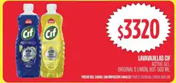 Supermercados Vea Cif lavavajillas active gel oferta