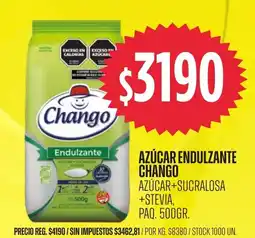 Supermercados Vea Chango azúcar endulzante oferta