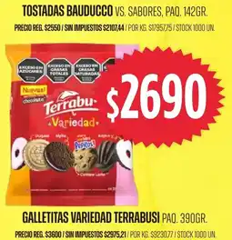 Supermercados Vea Terrabu galletitas variedad oferta