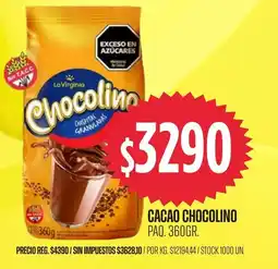 Supermercados Vea Lo virginia cacao chocolino oferta