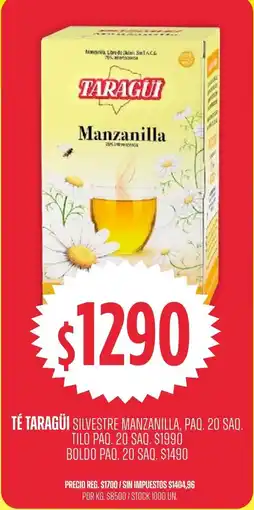 Supermercados Vea Taragui manzanilla oferta