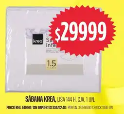 Supermercados Vea Krea sábana oferta