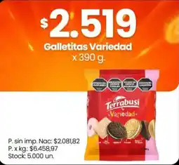Changomas Terrabusi galletitas variedad oferta