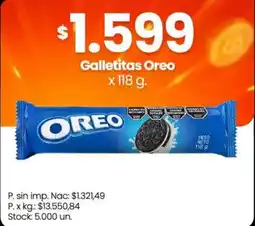 Changomas Oreo galletitas oferta