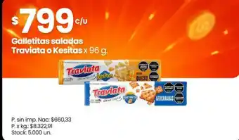 Traviata galletitas saladas