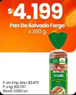 Changomas Fargo pan de salvado oferta