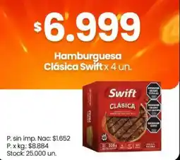 Changomas Swift hamburguesa clásica oferta