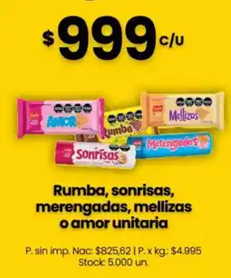 Changomas Rumba sonrisas merengadas mellizas o amor unitaria oferta