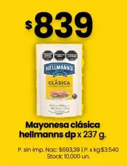 Changomas Hellmanns mayonesa clásica oferta