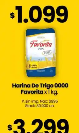 Changomas Favorita harina de trigo 0000 oferta