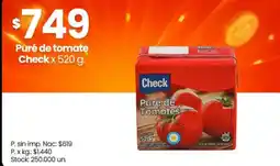 Changomas Check puré de tomate oferta