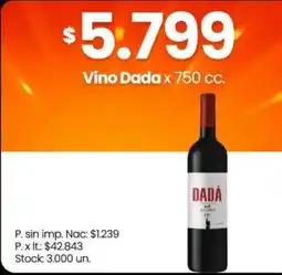 Changomas Vino Dada oferta