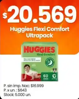 Changomas Huggies flexi comfort ultrapack oferta