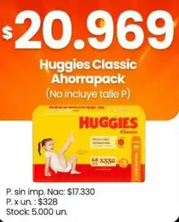 Changomas Huggies classic ahorrapack oferta