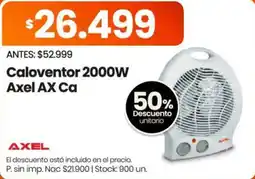 Changomas Axel caloventor 2000w oferta