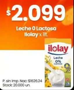 Changomas Ilolay leche 0% lactosa oferta