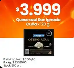Changomas San ignacio queso azul oferta
