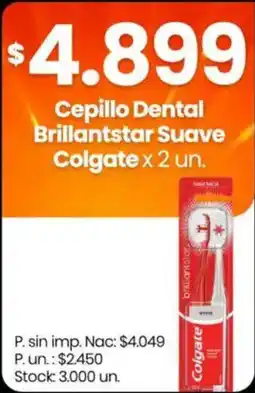 Changomas Colgate cepillo dental brillantstar suave oferta