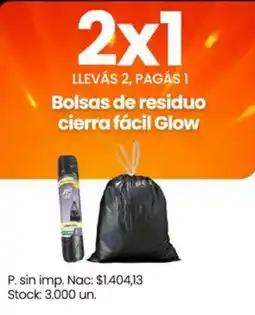 Changomas Glow bolsas de residuo cierra fácil oferta