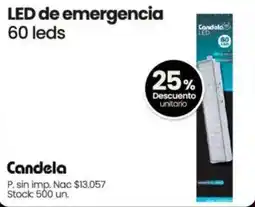 Changomas Candela led de emergencia oferta