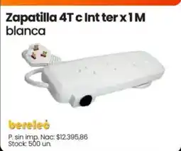 Changomas bereleo zapatilla 4t c inter x1m blanca oferta
