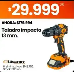 Changomas Lusotoff taladro impacto oferta