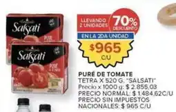 Carrefour Market Salsati - puré de tomate tetra oferta
