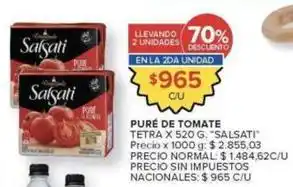 Carrefour Market Salsati - puré de tomate tetra oferta