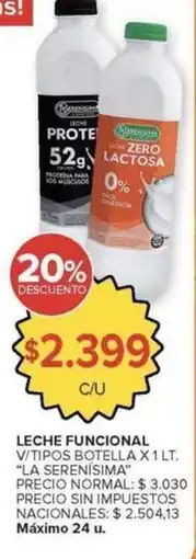 Carrefour Market Leche funcional oferta