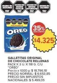 Carrefour Market Oreo - galletitas original de chocolate rellenas oferta