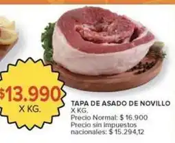 Carrefour Market Tapa de asado de novillo oferta