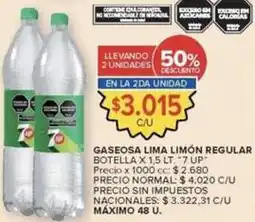 Carrefour Market Gaseosa lima limón regular oferta