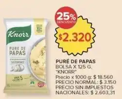 Carrefour Market Knorr - pure de papas oferta