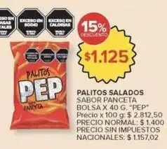 Carrefour Market Palitos salados sabor panceta oferta